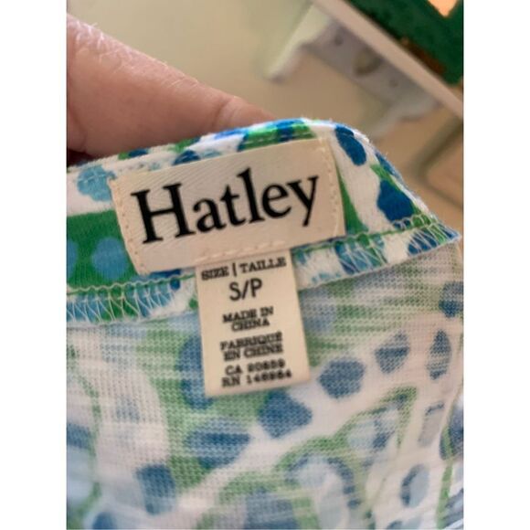Hatley Small Summer Green & Blue Sea Shell Dress - Picture 4 of 7